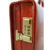Lock of Pratesi Radica Range Machiavelli,  Attache Case, Hardsided Slim Briefcase