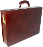 Pratesi Radica Range Machiavelli 3.5" Slim Attache Case, Hardsided Briefcase in Caf?