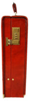 Side of Pratesi Radica Range Machiavelli 3.5" Slim Attache Case, Hardsided Briefcase