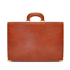 Pratesi Radica Range Machiavelli 2.7" Slim Attache Case, Hardsided Briefcase - Small in Brown