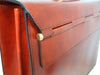 Rear of Pratesi Radica Range Donatello Leather Briefcase, Flap Over Work Bag