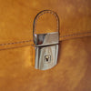 Lock of Pratesi Radica Range Piccolomini Single Compartment Briefcase, With Rear Accordion Pocket