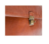 Lock of I Medici Lorenzo Italian Triple Compartment Briefcase, Business Bag