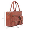 Sizes of I Medici Lucca Laptop Briefcase